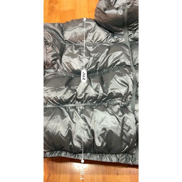 Women's Puffer Jacket - Wild Fable Turquoise Blue L NWT - Picture 7 of 8